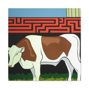 Calves in Art Deco - Canvas