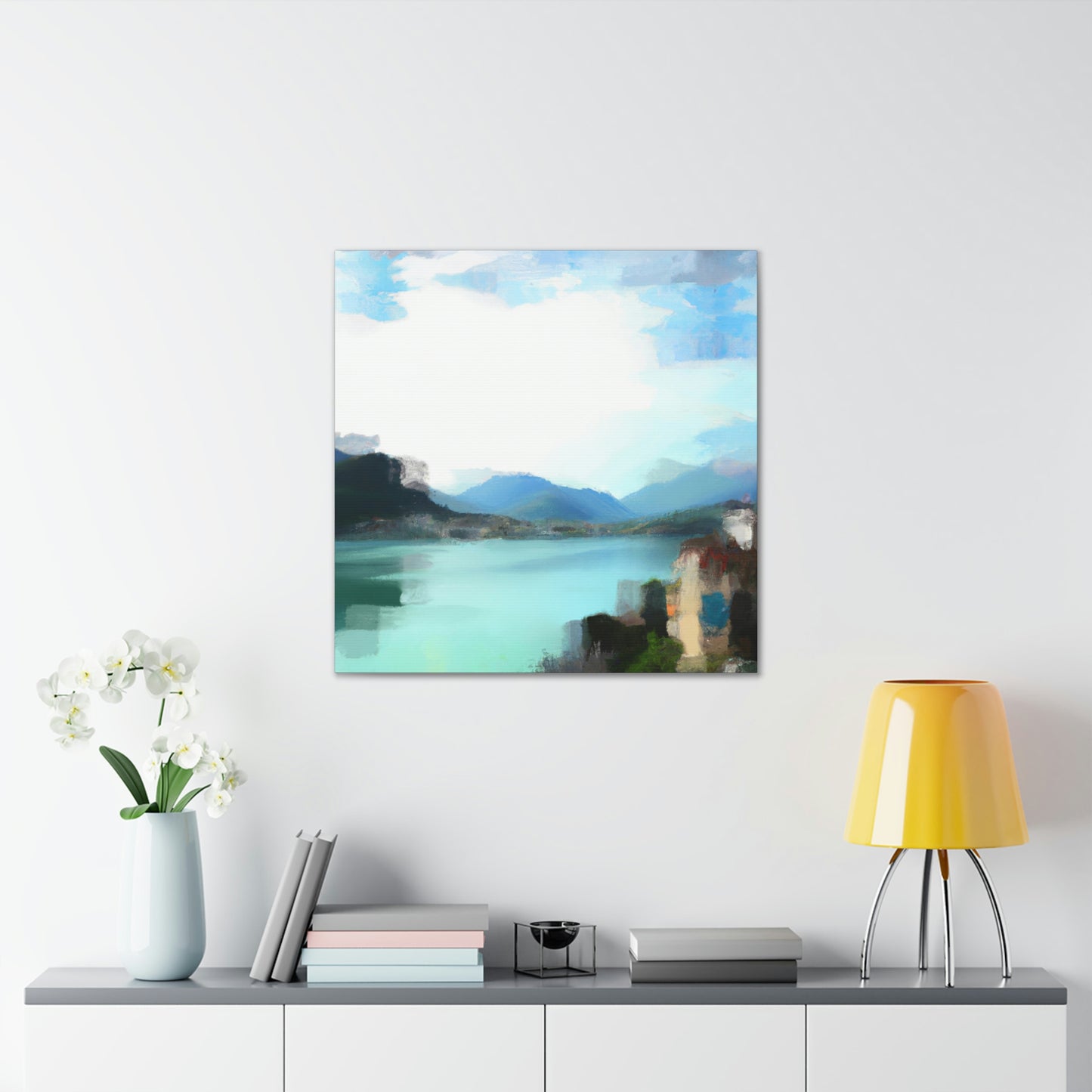 "Lake Reflections Sunrise" - Canvas