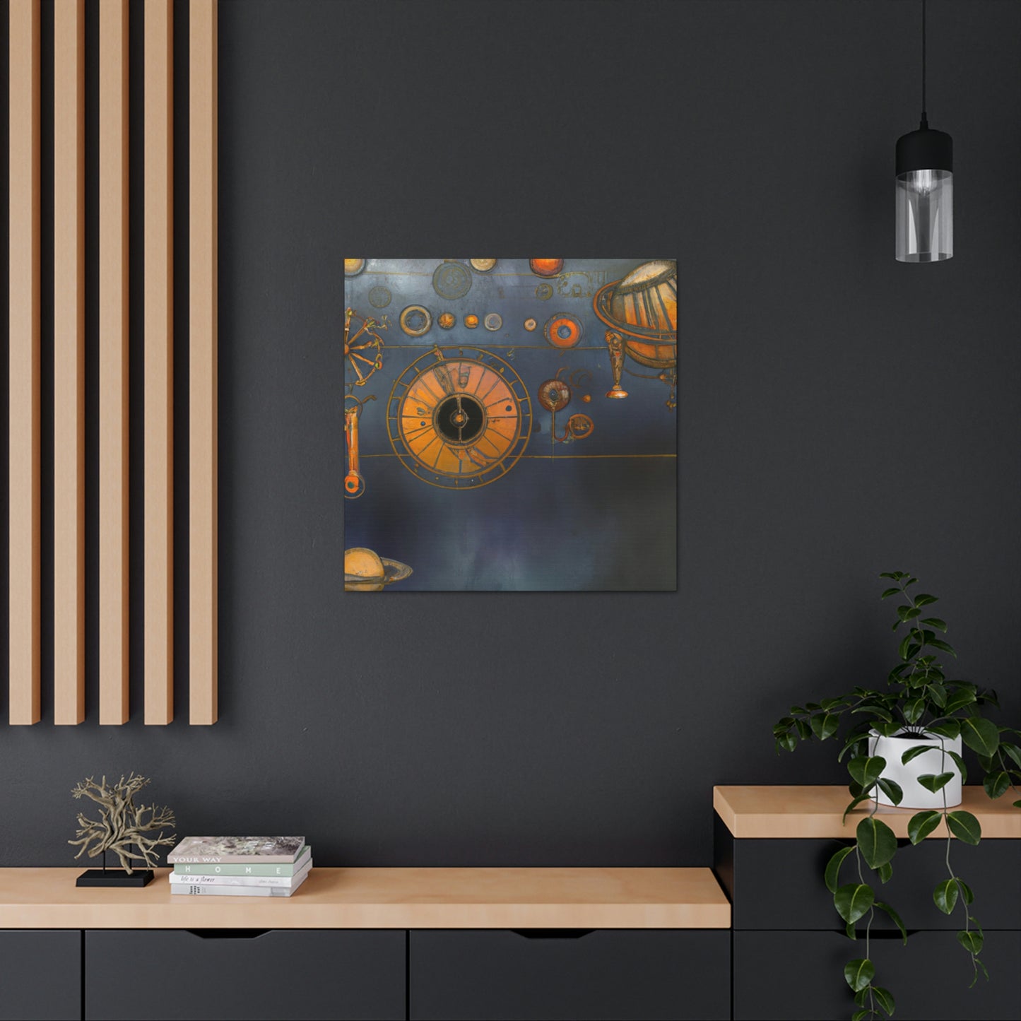 Steampunk Solar Sky - Canvas