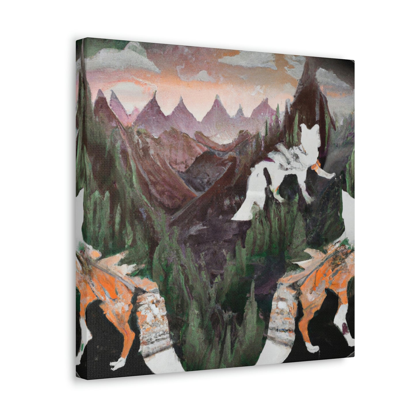 Fox in the Twilight - Canvas