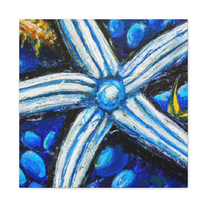 "Starfish in Moonlight Glow" - Canvas