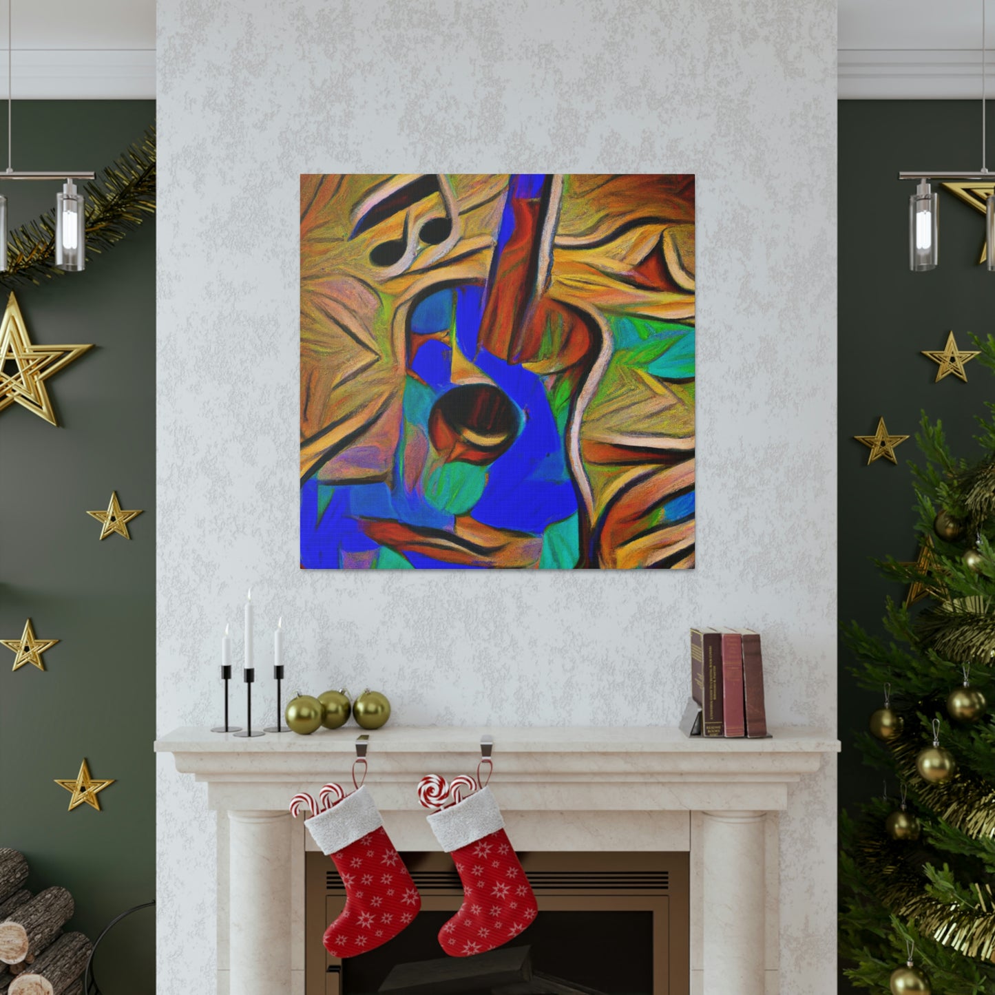 "Acoustic Guitar Resonance" - Canvas