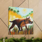 Tasmanian Tiger Reflection - Canvas