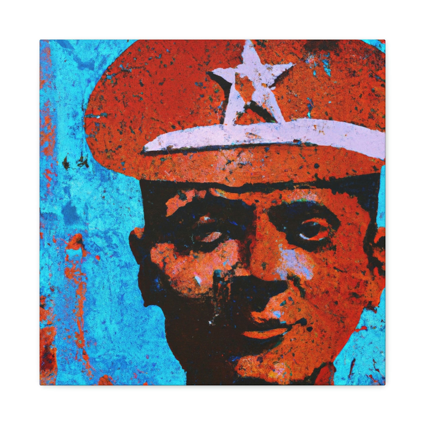 Soldier in Pop Art - Canvas