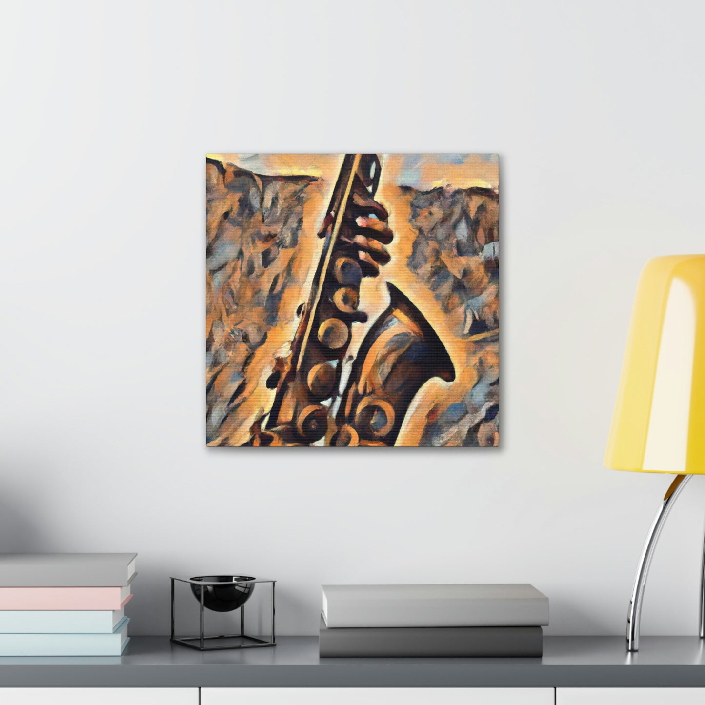 "Saxophone's Sweet Serenade" - Canvas