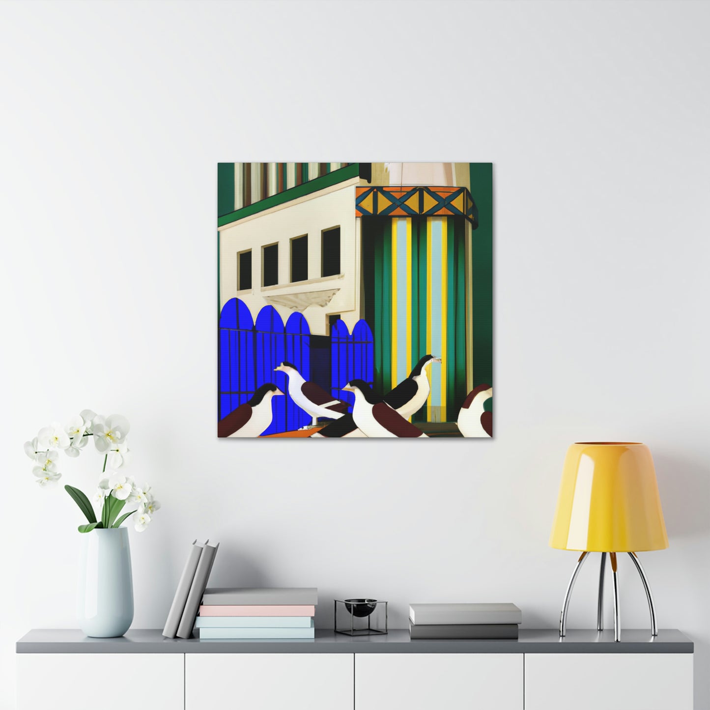 "Pigeon of Jazz Age" - Canvas