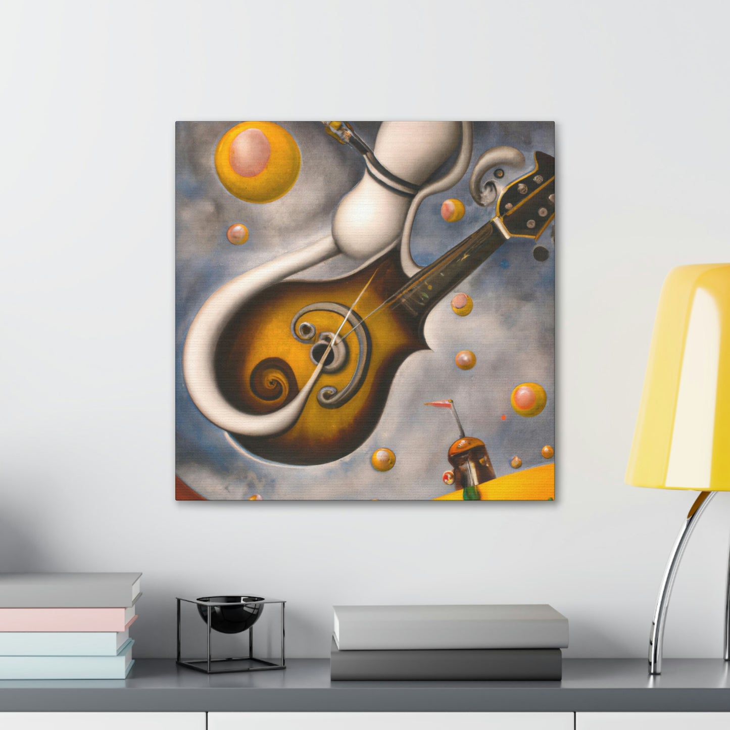 Mandolin in Surreality. - Canvas