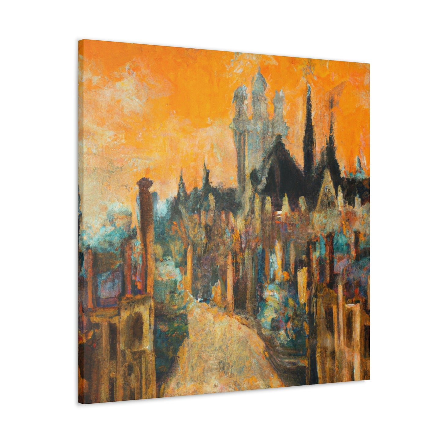 Gothic Horror Abstraction - Canvas