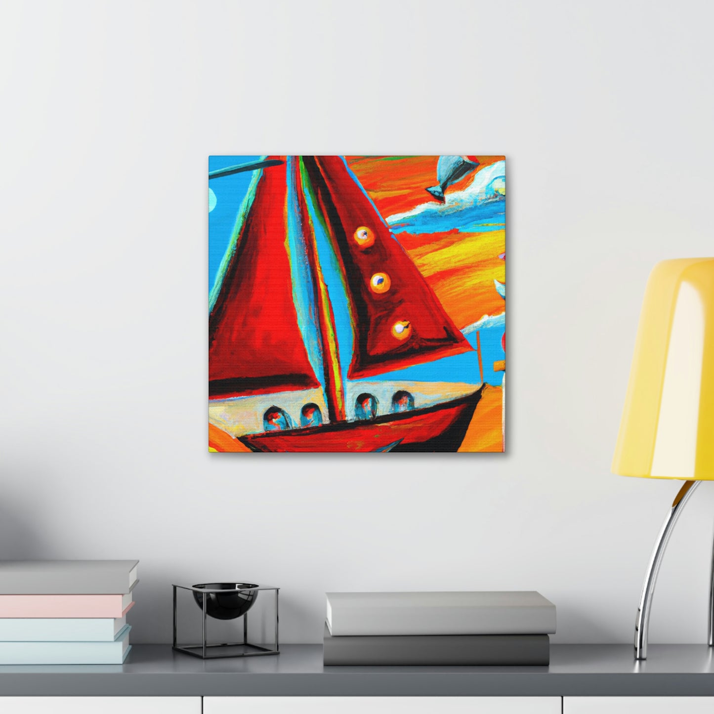 Sailboat in Dreamscape - Canvas