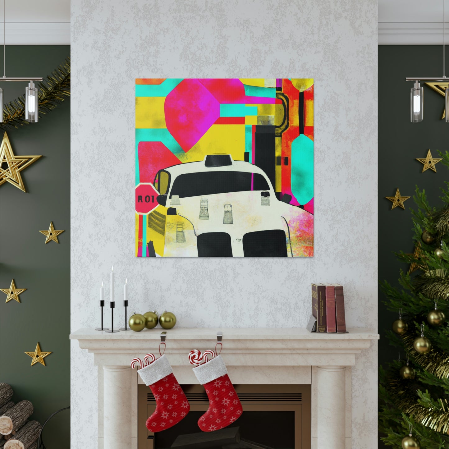 "Taxi Ride Illumination" - Canvas