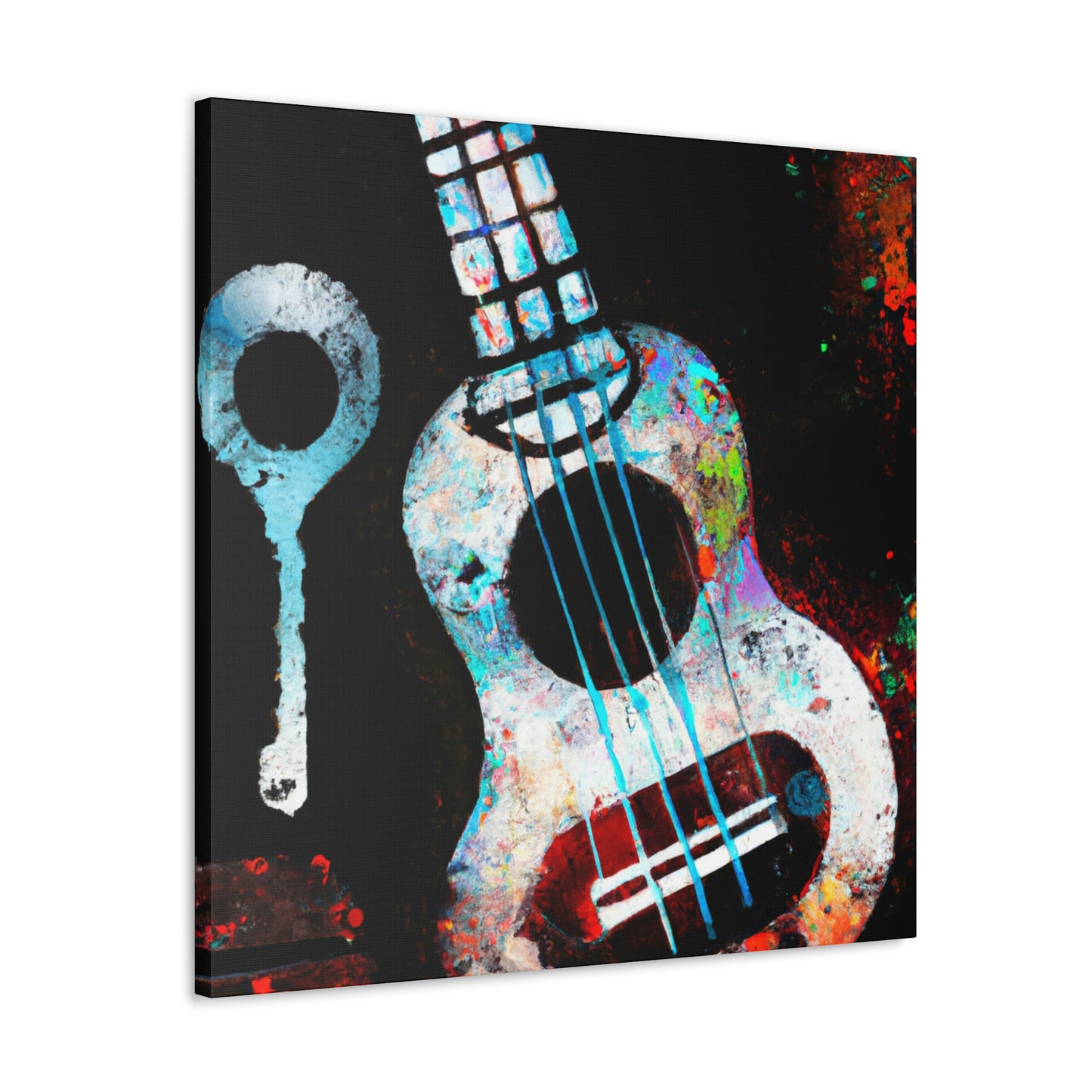 Ukelele Abstractionism - Canvas