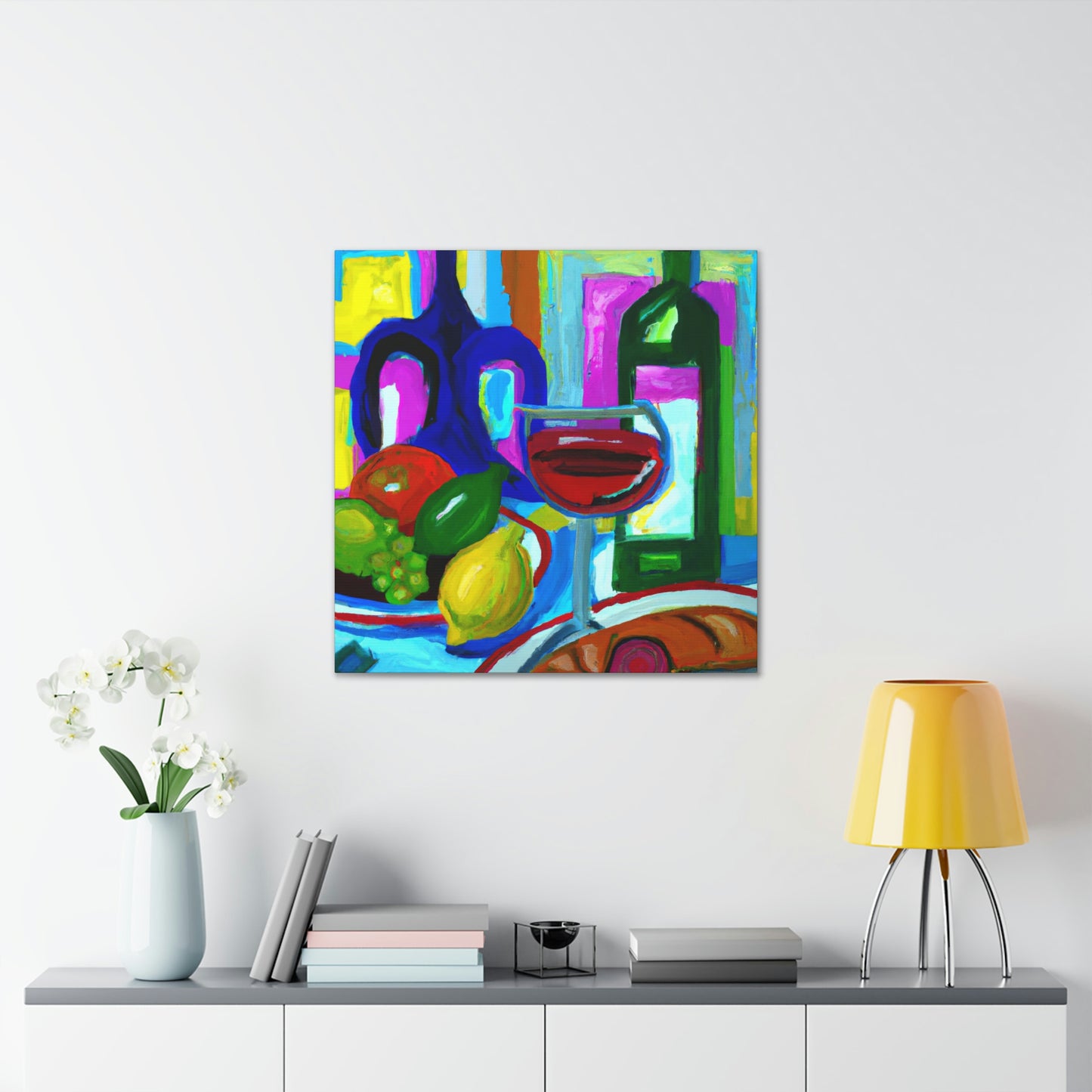 "Wine & Cheese Fête - Canvas" - Canvas