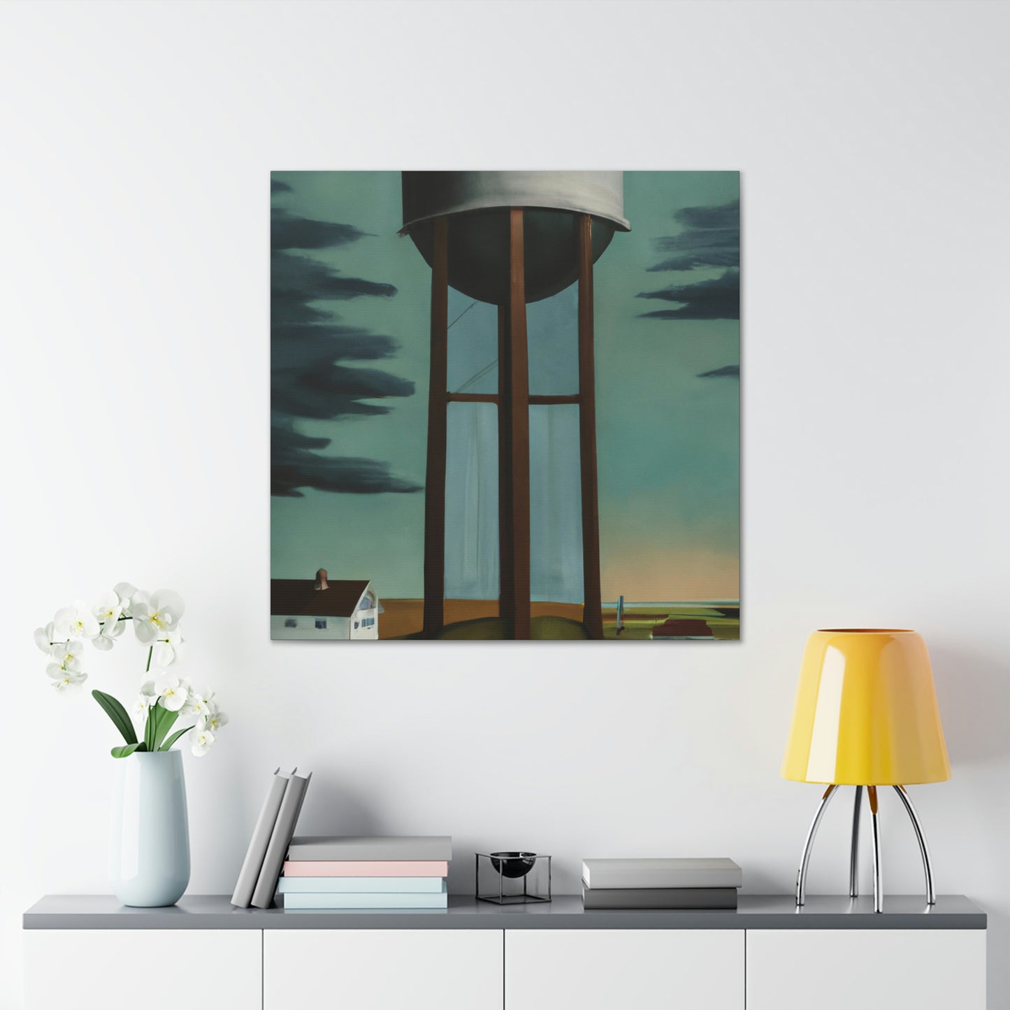 "Towering Water Surrealism" - Canvas