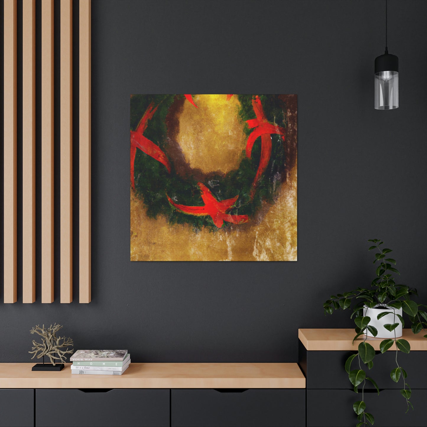 "Crown of Wreath Prosperity" - Canvas