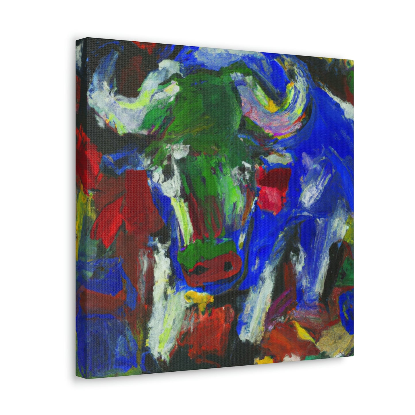 "Buffalo in Abstraction" - Canvas