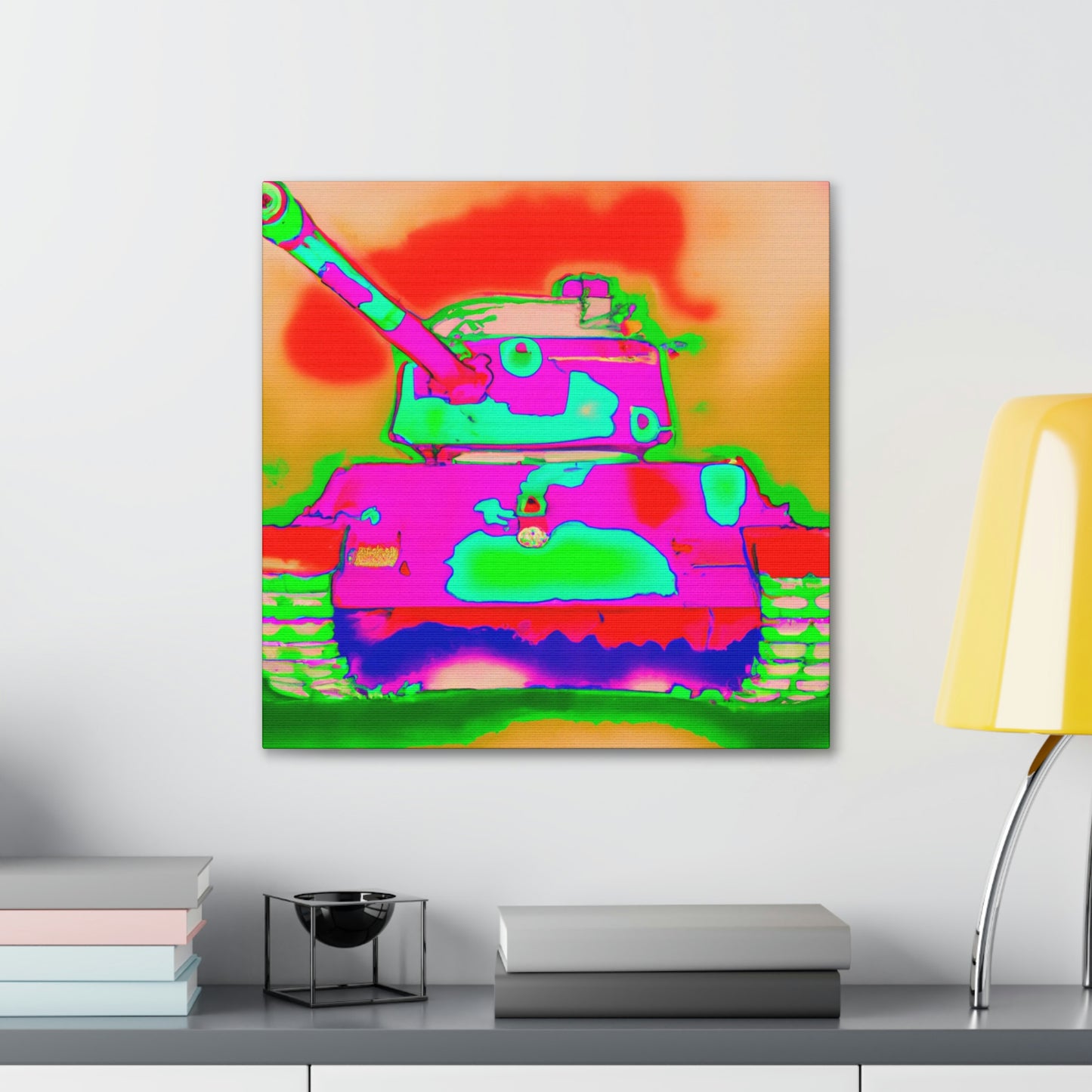 Tank Pop Explosion - Canvas