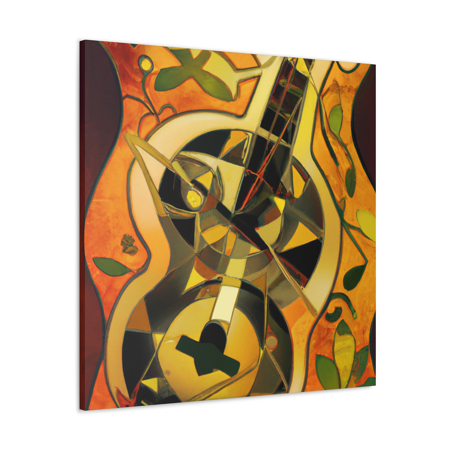 "Mandolin Melody Picture 1920's" - Canvas