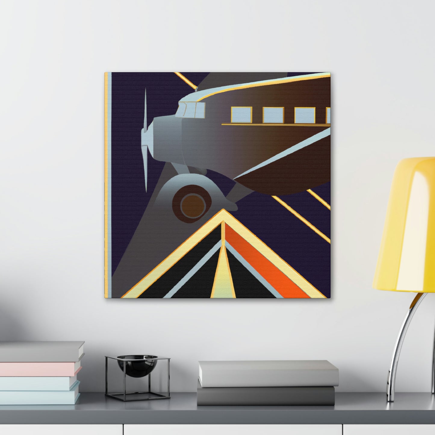 "Aerial Art Deco Dream" - Canvas