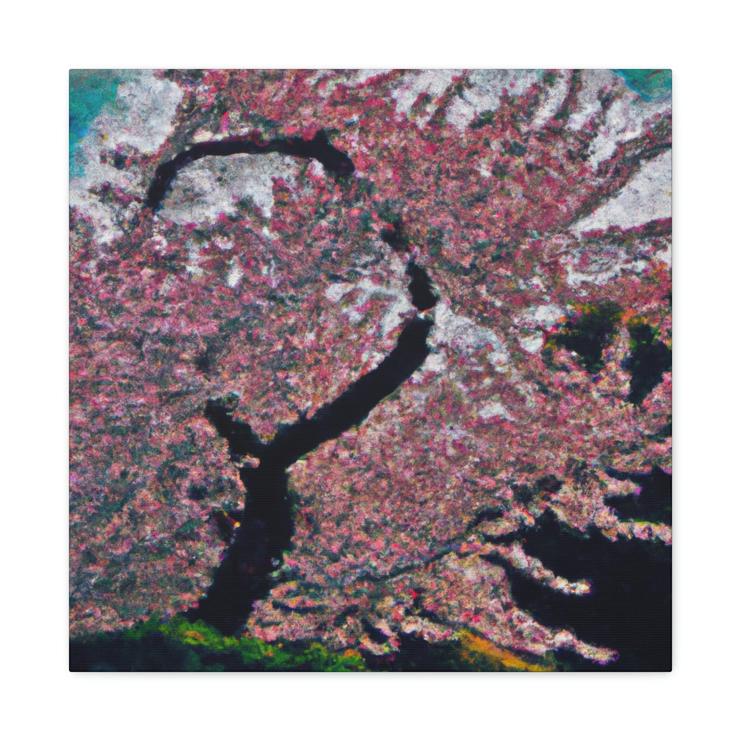 Cherry Blossom Reflection - Canvas