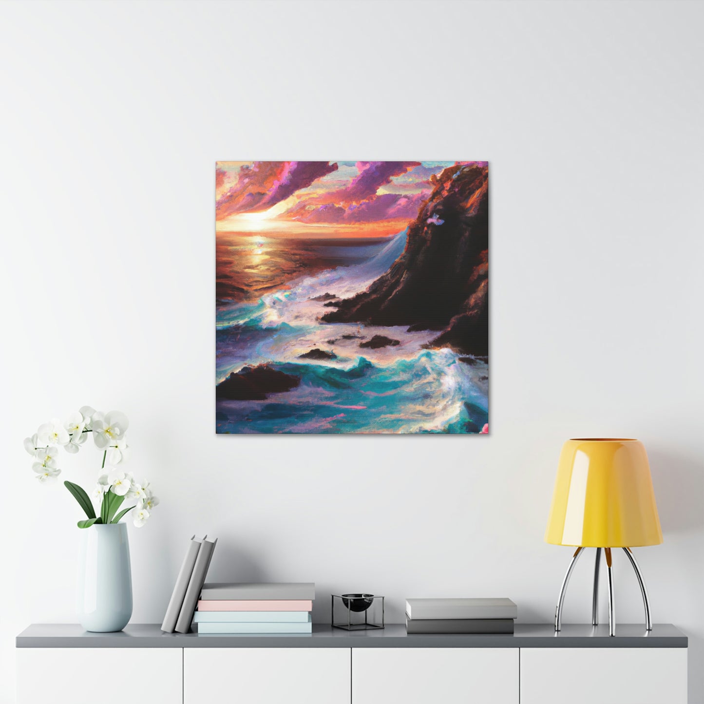 Sculpted Sublime Sunrise - Canvas