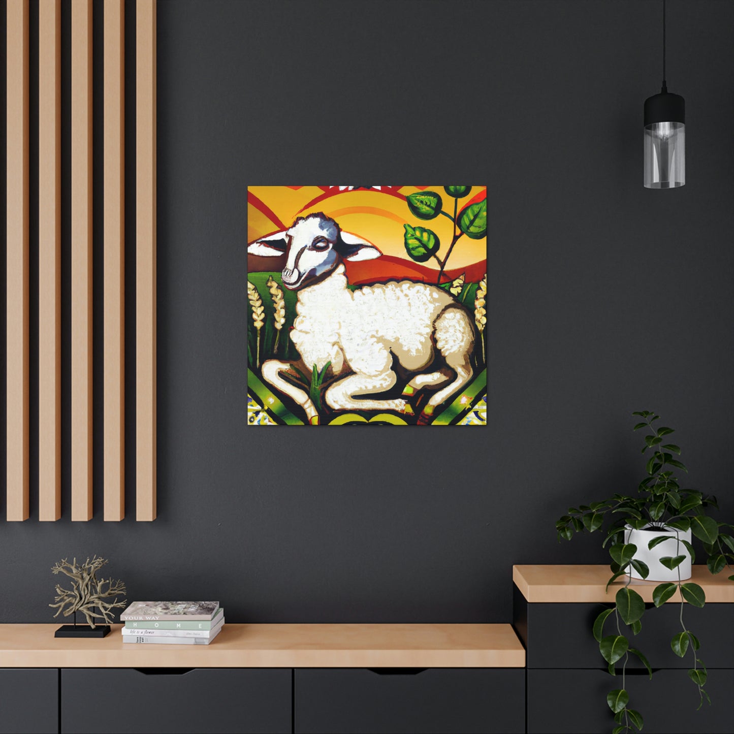 Lamb of Enchantment - Canvas