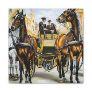 "Riding in a Carriage" - Canvas