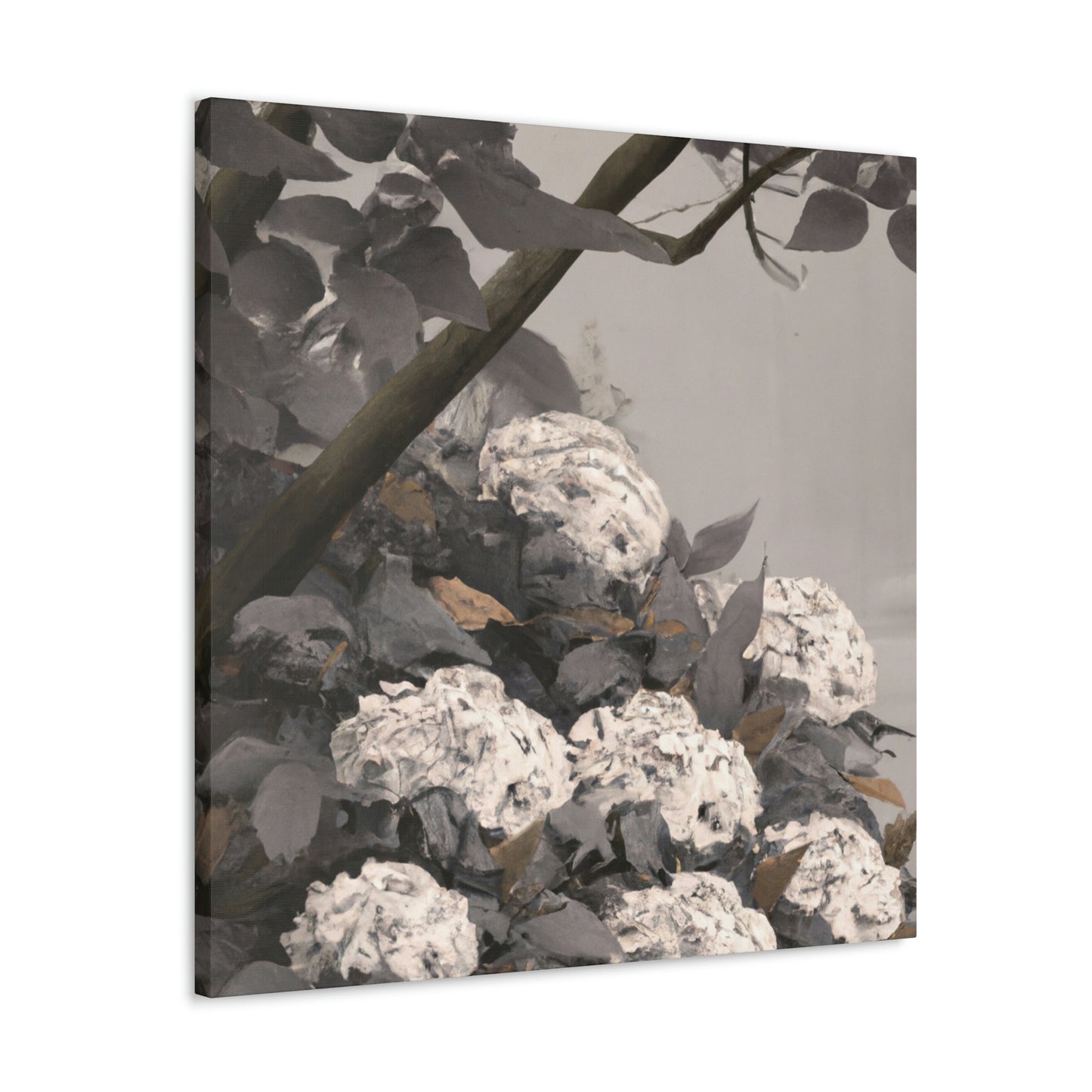 "Hydrangeas in Moonlight" - Canvas