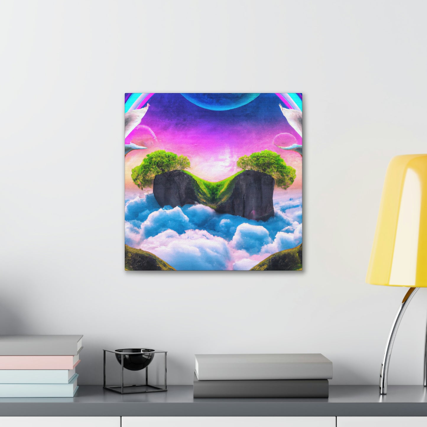 "Dreamy Supernatural Vista" - Canvas