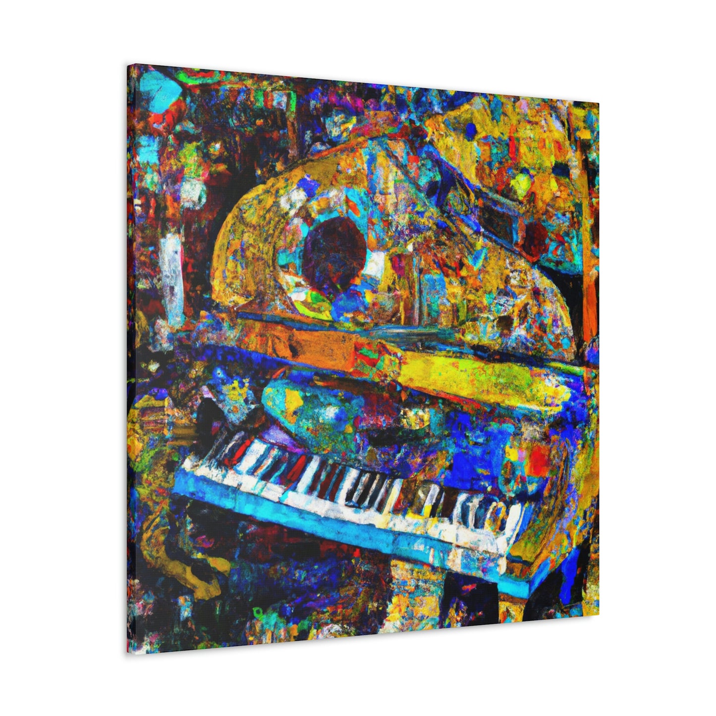 "Piano in Expressionism" - Canvas