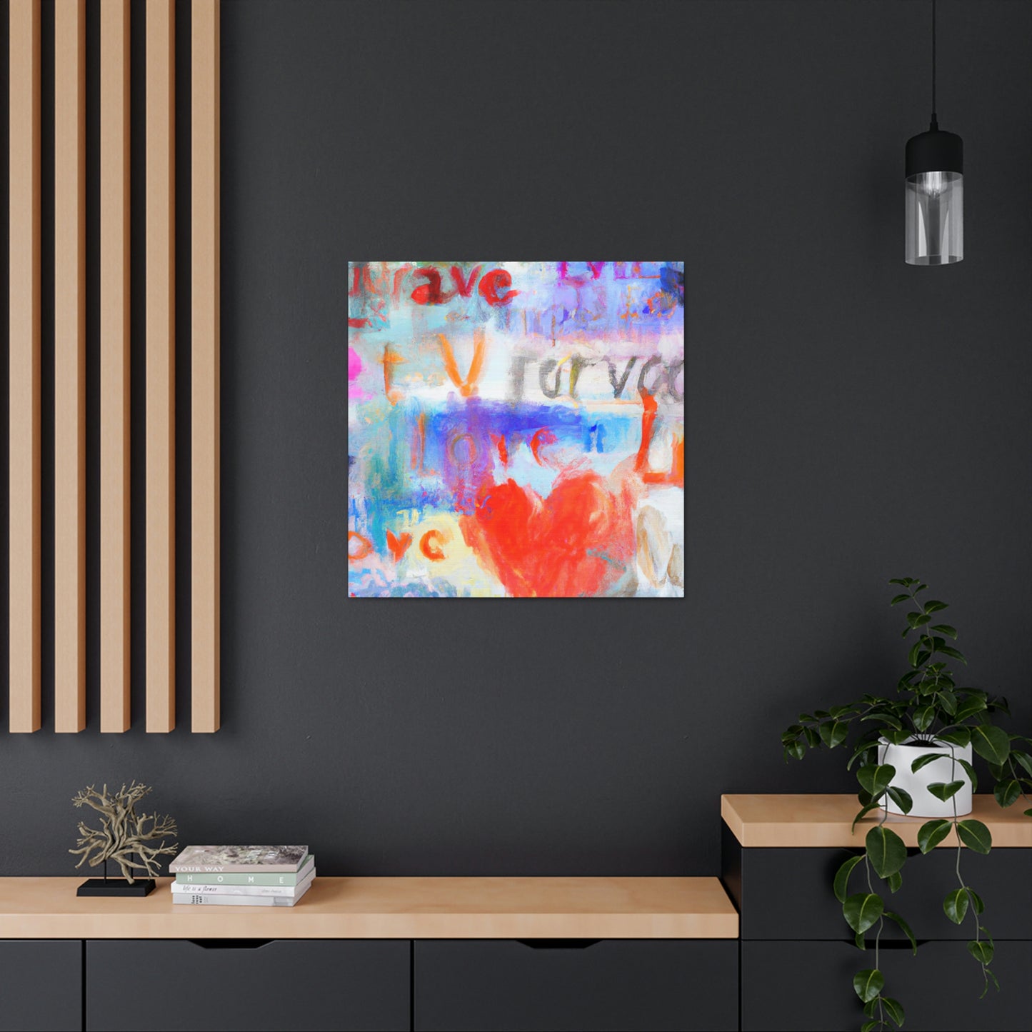 Love Letters in Hues - Canvas