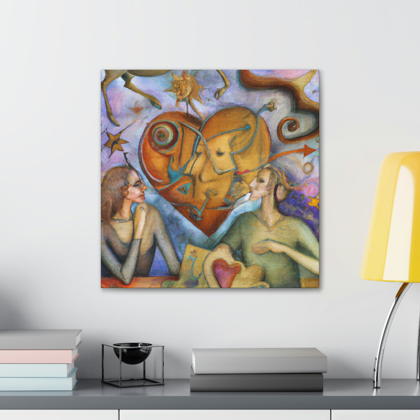 Love's Starry Night - Canvas