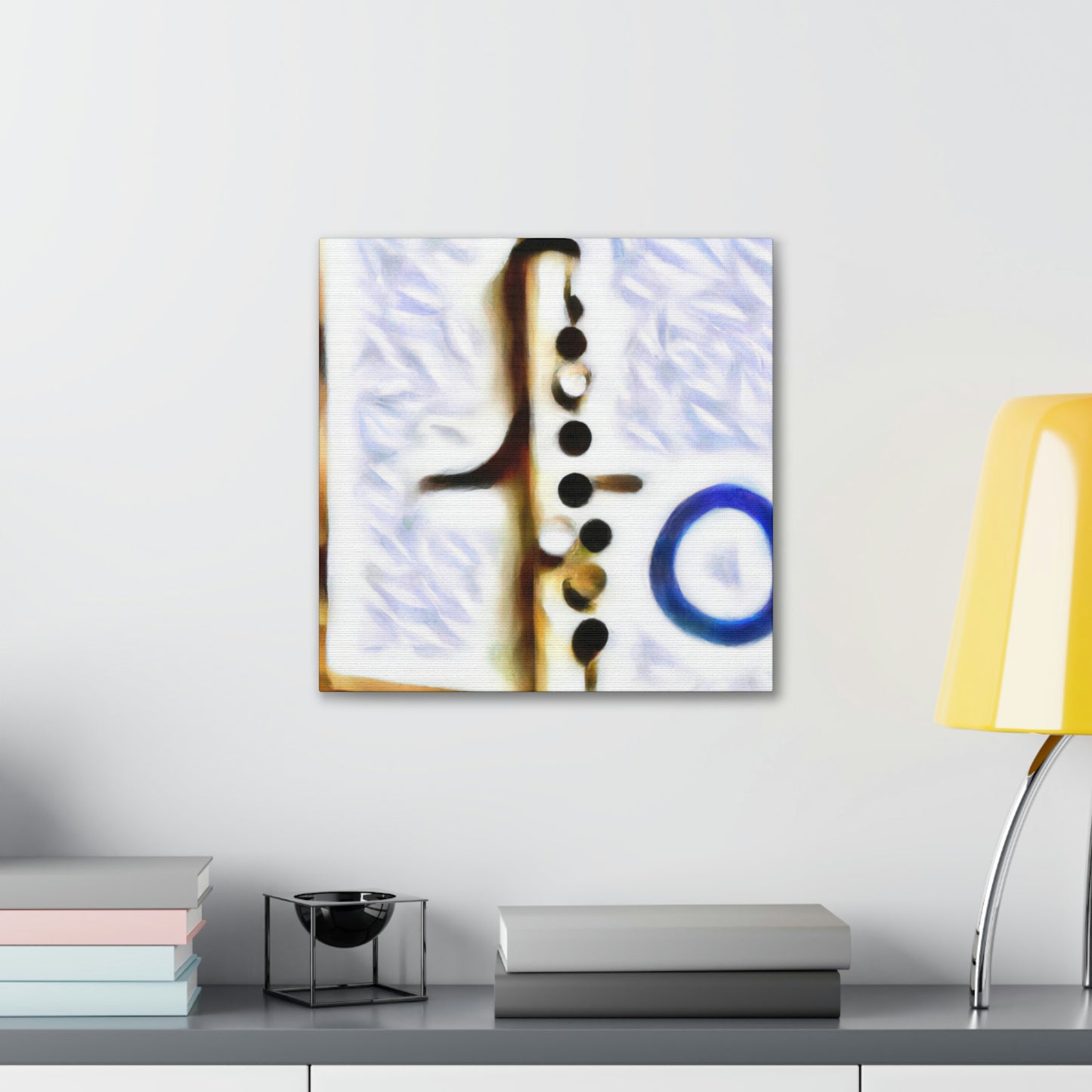 "Flute's Melodic Tones" - Canvas