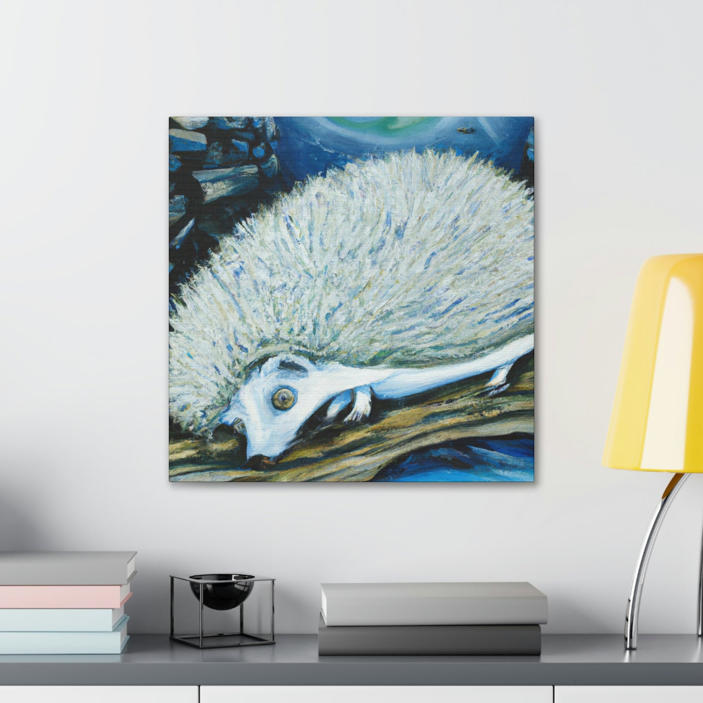 Hedgehog in Dreamland - Canvas