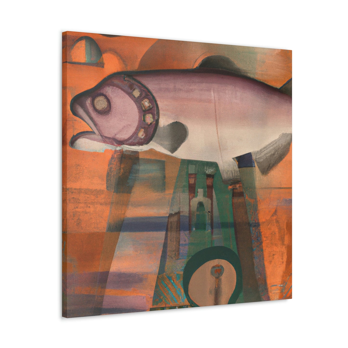 Salmon in a Dream - Canvas