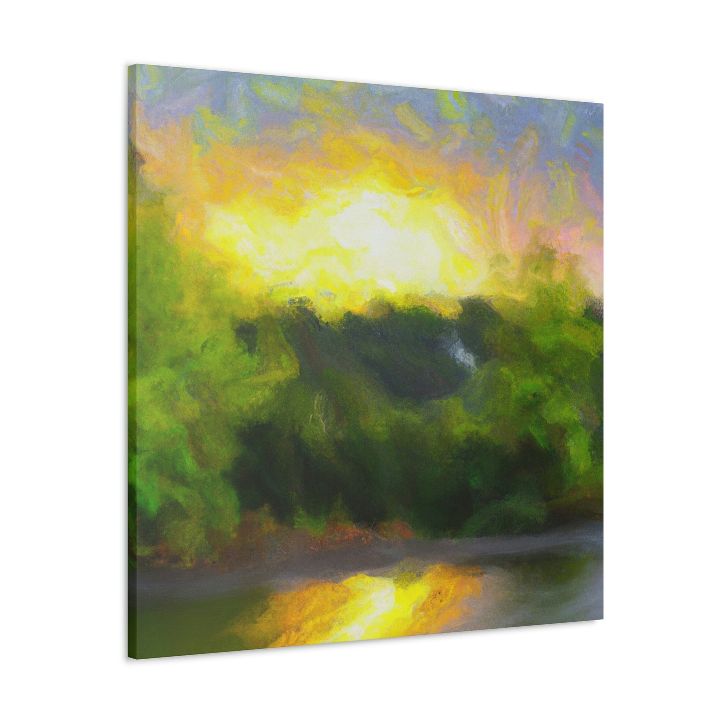 "Starry Sunrise Expanse" - Canvas