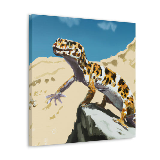 Leopard Gecko Elegance - Canvas