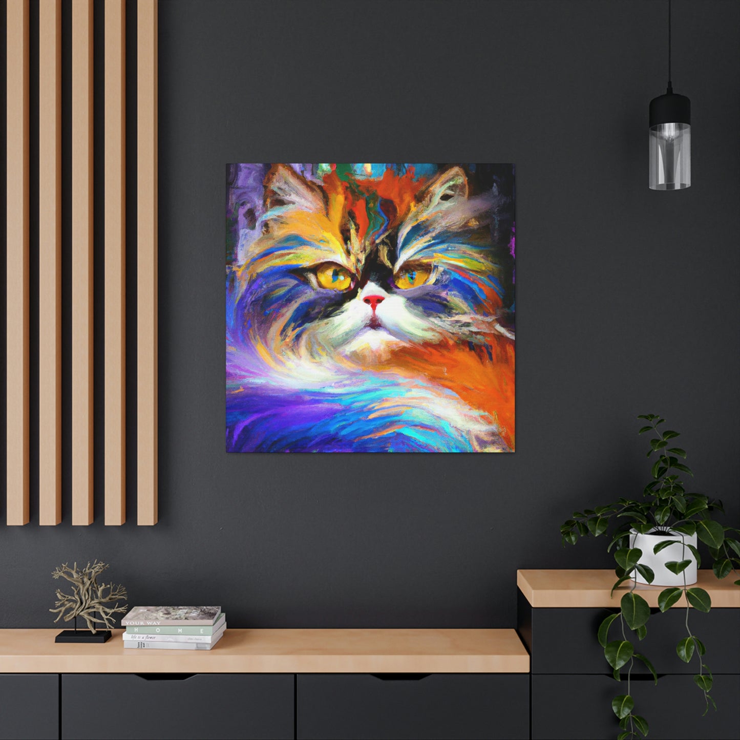 Persian Colorfulness Ablaze - Canvas