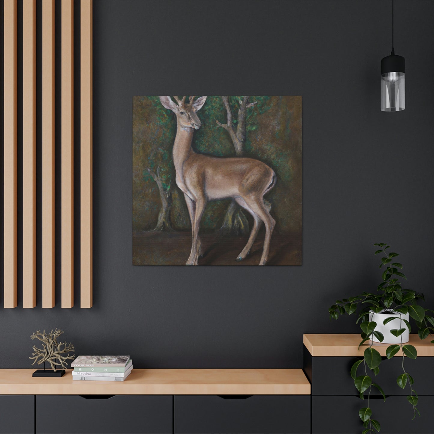 Whitetail Deer Refuge - Canvas