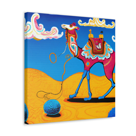 "Desert Camel Dreaming" - Canvas