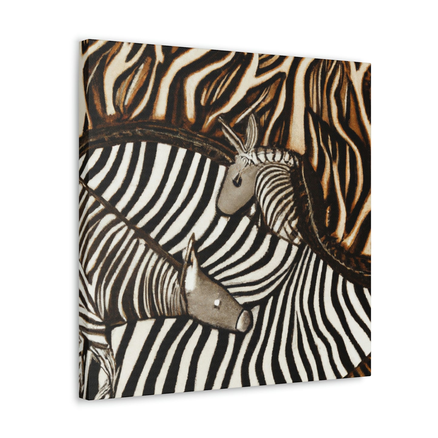 Zebra in Art Deco - Canvas