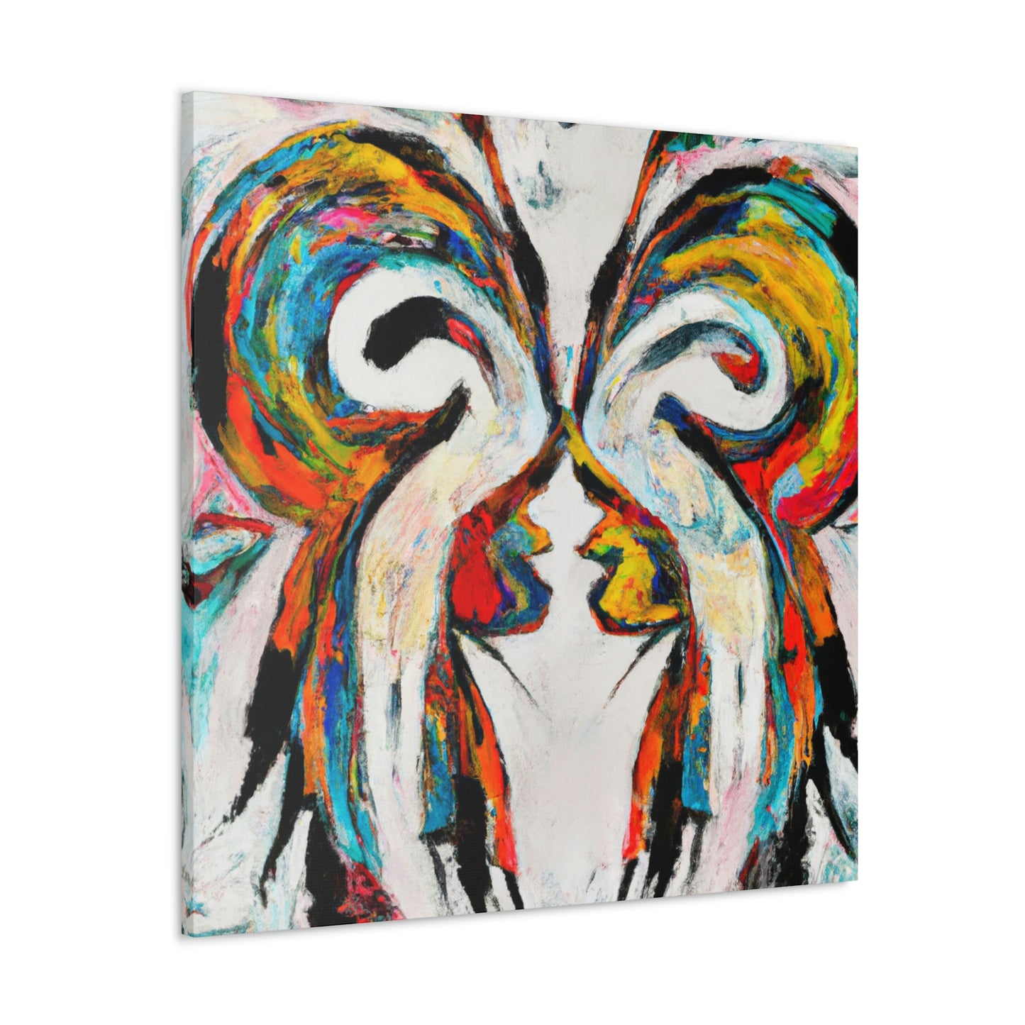 "Love's Winged Embrace" - Canvas