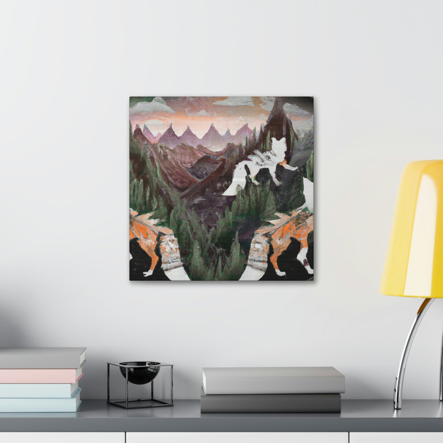 Fox in the Twilight - Canvas