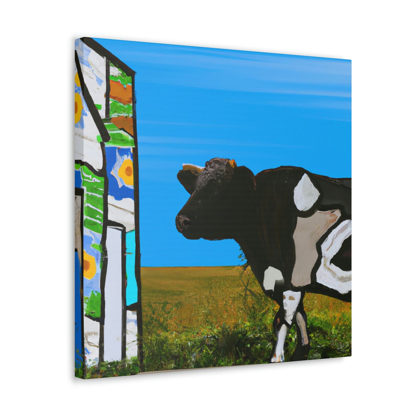 Calf in Pasturesm - Canvas