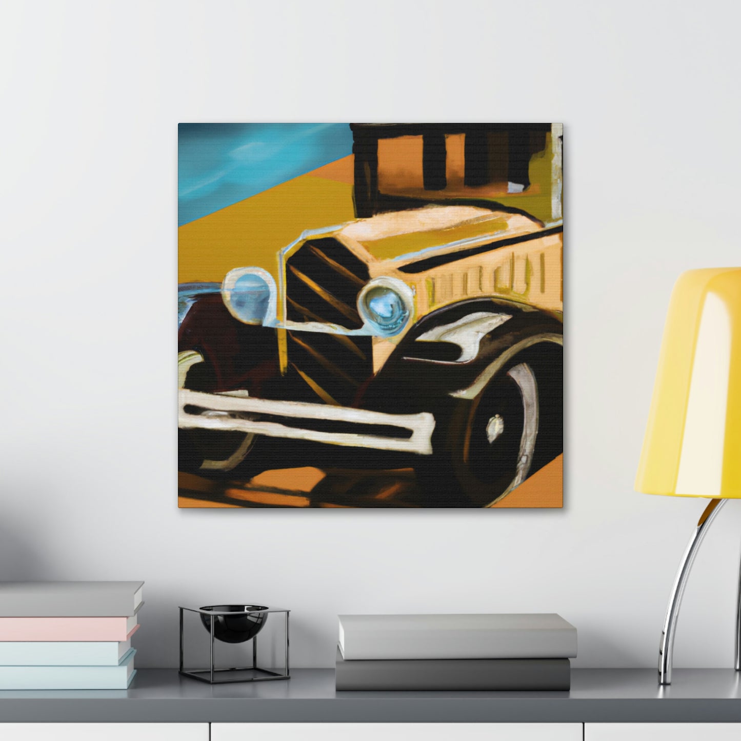 "Automobiles of the 20s" - Canvas