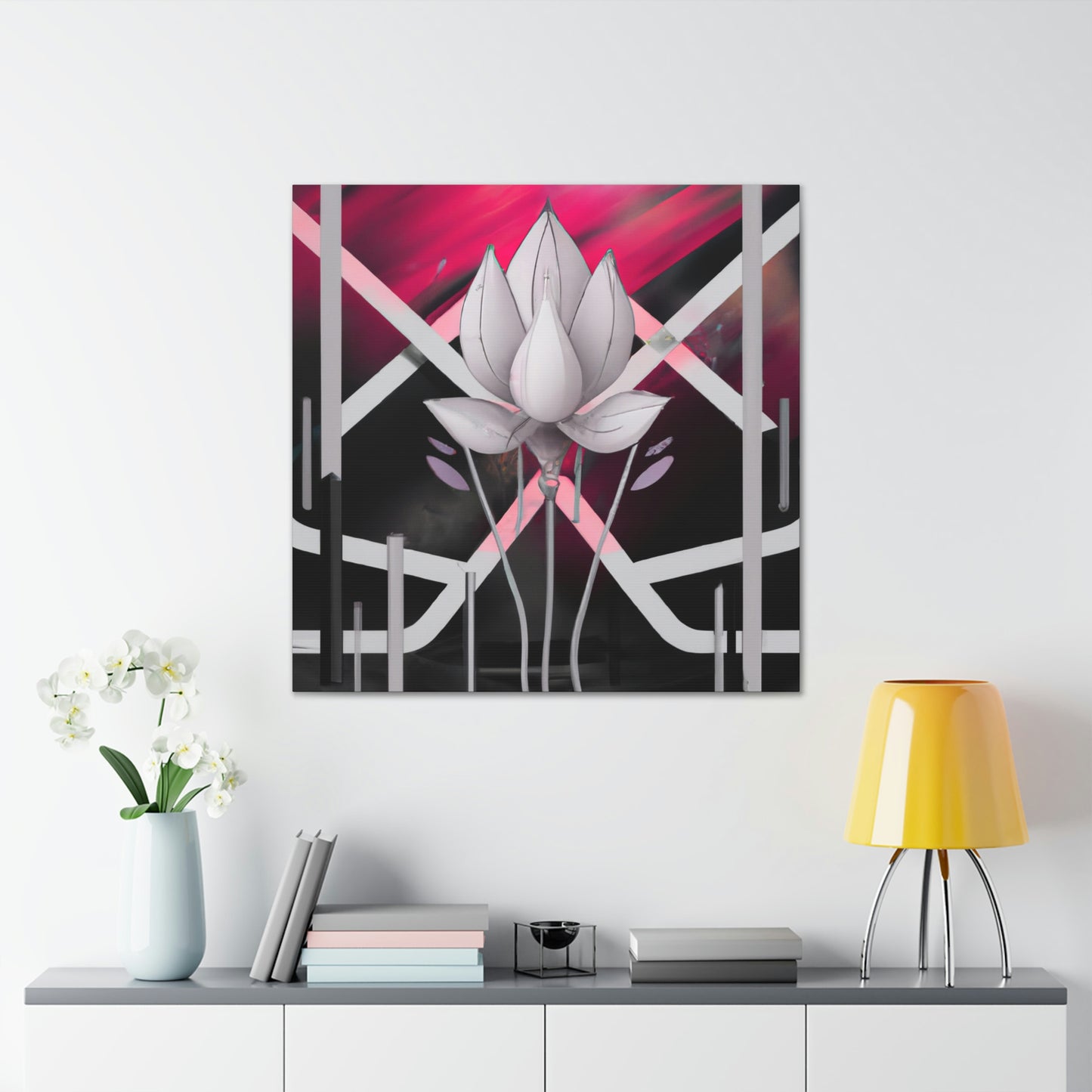 "Lotus Blossoms Arise" - Canvas