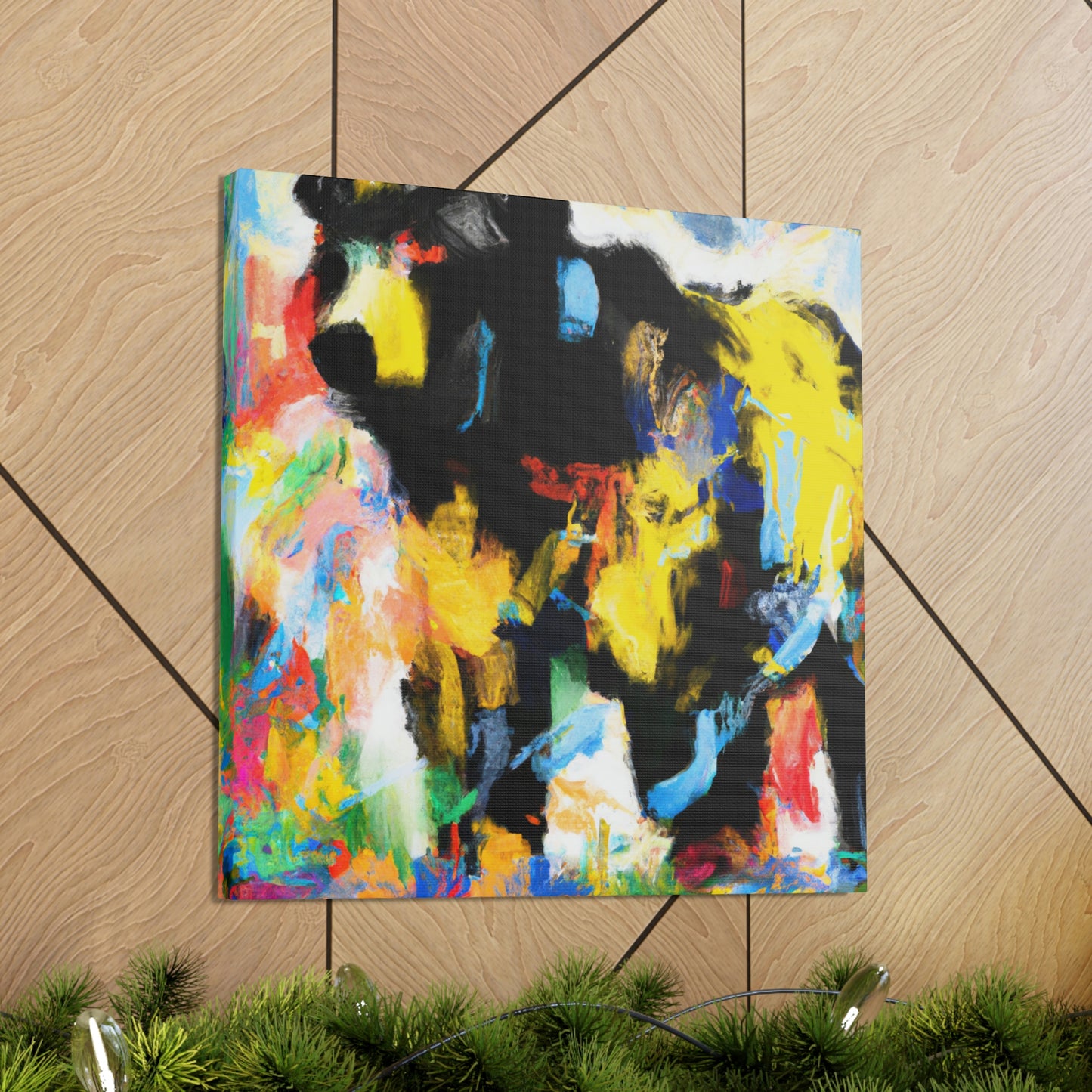 Black Bear Expressionism - Canvas