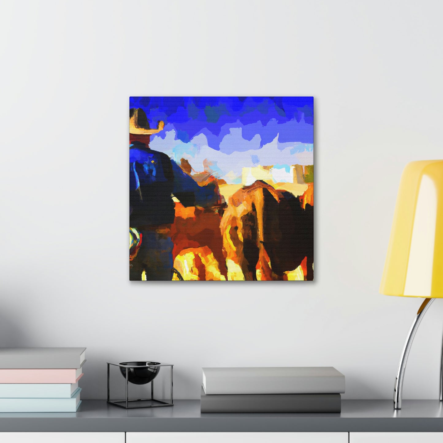 Rural Cattle Triumph - Canvas