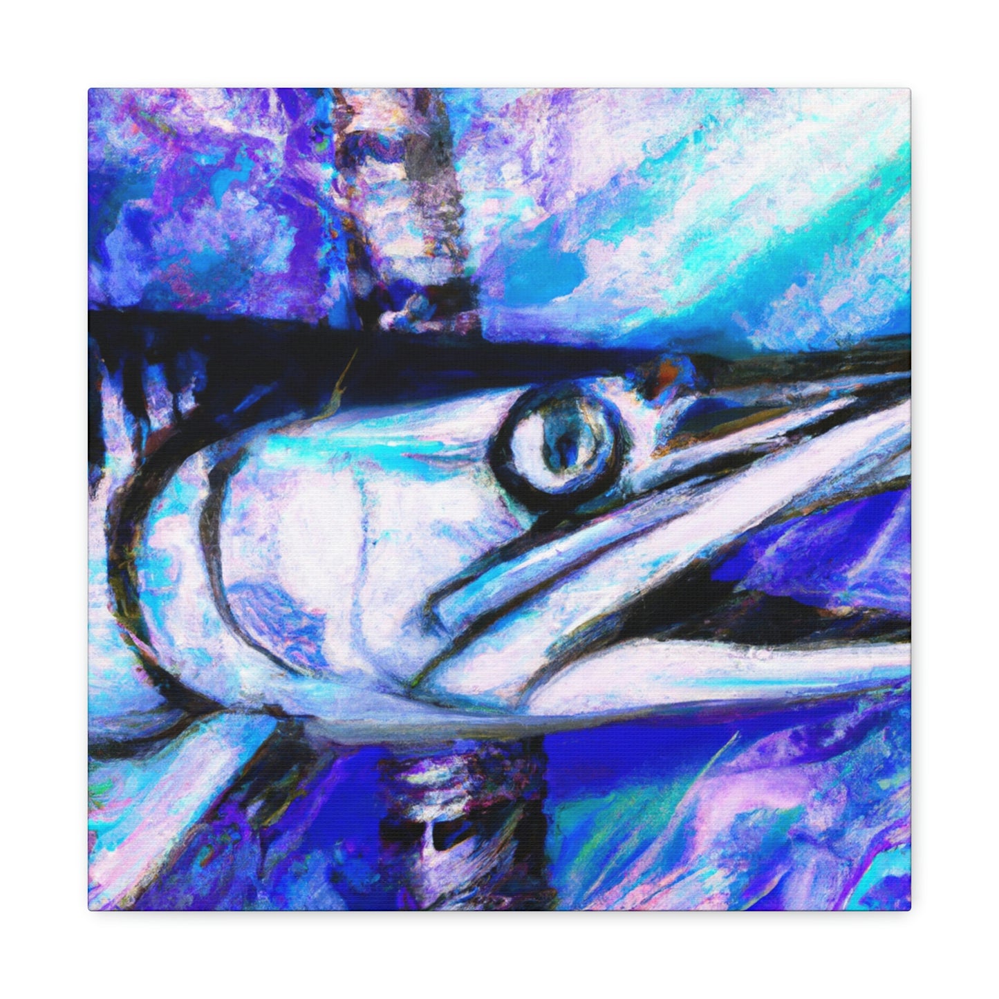 "Barracuda in Expressionism" - Canvas