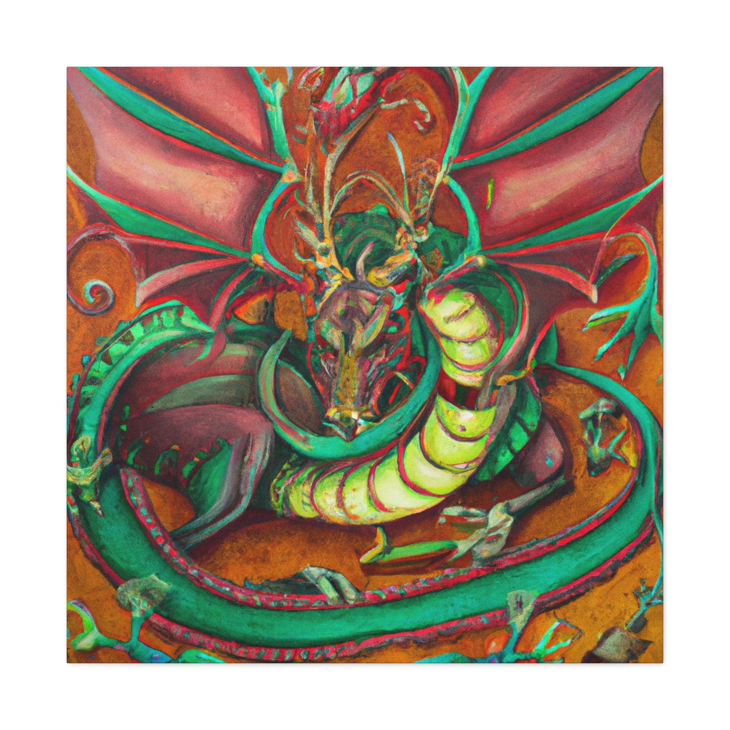 "Dragon in the Jazz Age" - Canvas