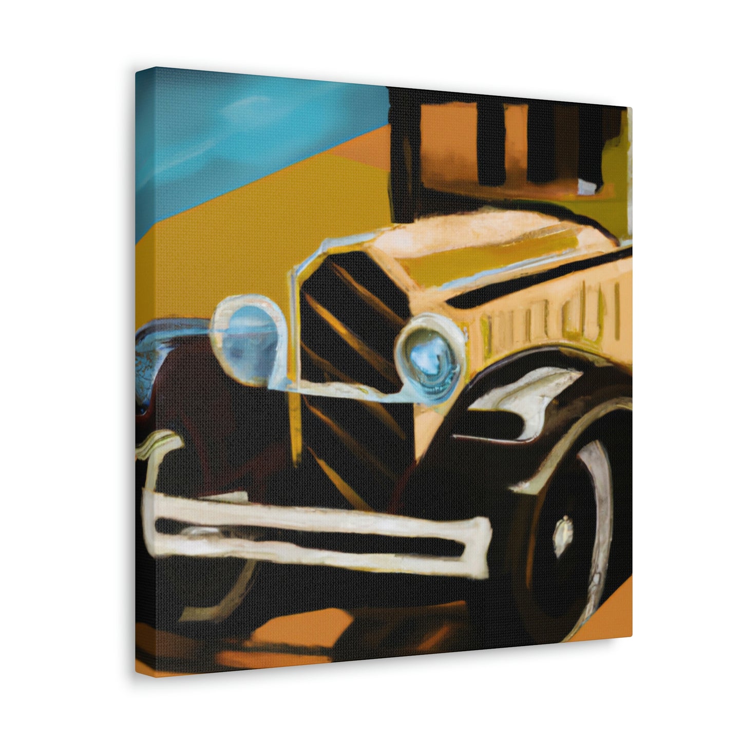 "Automobiles of the 20s" - Canvas